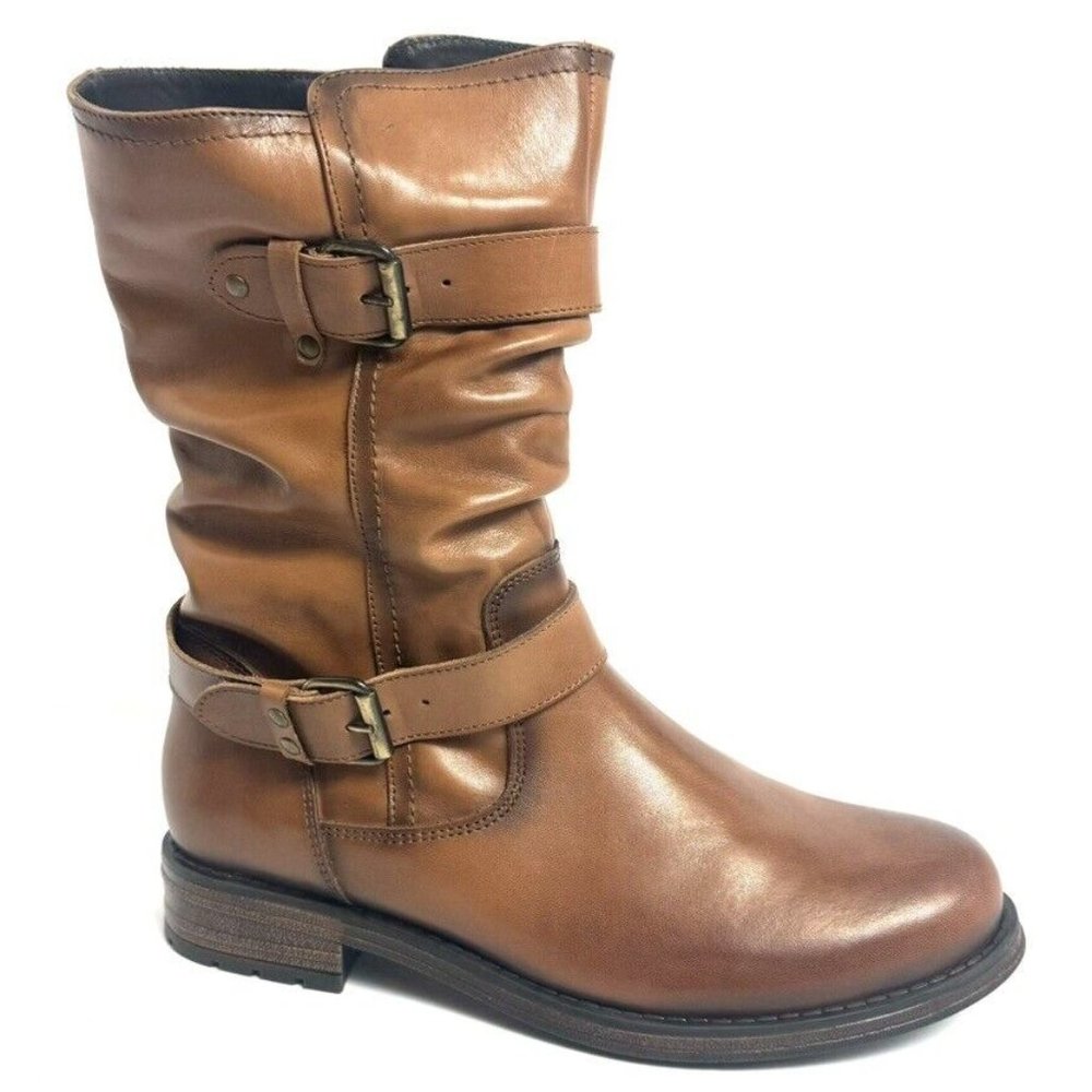 Eric Michael Womens Noelle Boot Cognac Size EU40 M US9.5-10